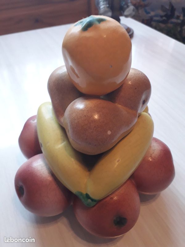 Fruit en céramique barbotine (image 1)