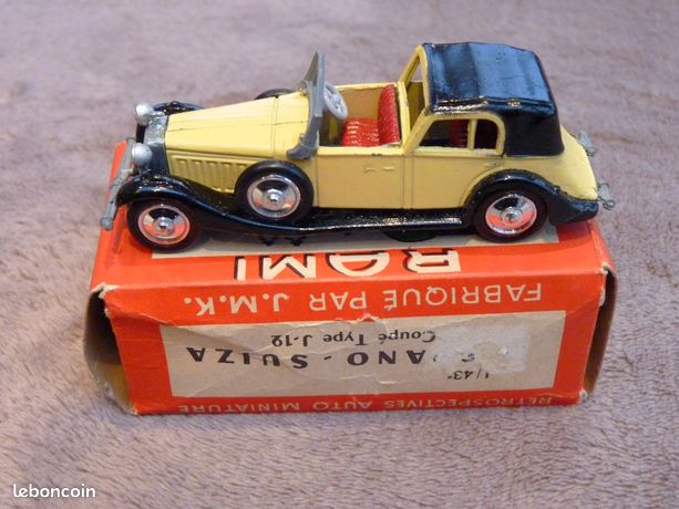 Socle De Présentation RAMI Pour Modèle Réduit Hispano Suiza 1934 - Échelle 1:43 - Occasion