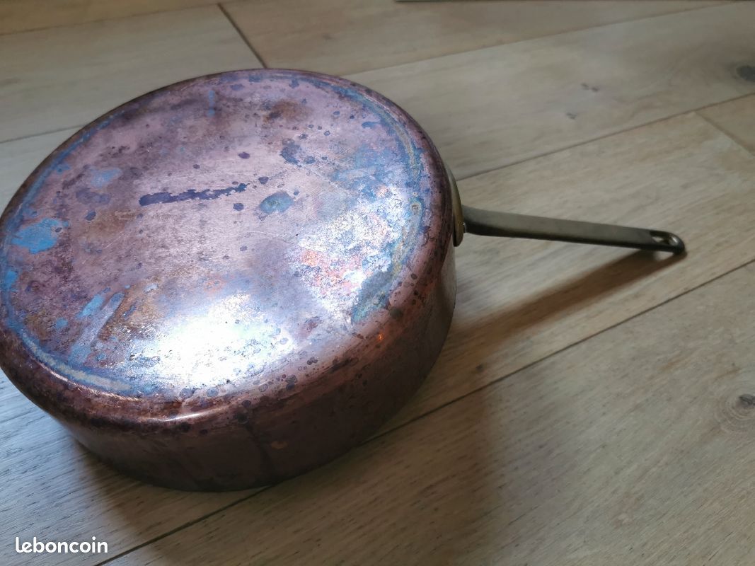 Casserole cuivre TOURNUS 20cm diamètre (image 1)