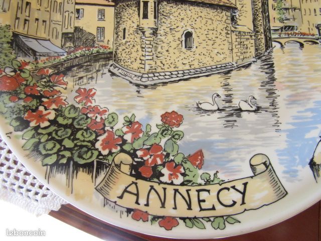 Assiette décorative "Annecy (image 3)