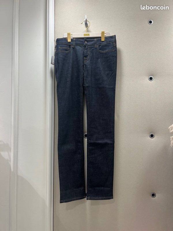INÈS DE LA FRESSANGE - Jeans bleu marine (image 1)