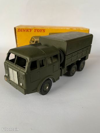 Dinky Toys 80D – Camion Militaire Berliet Tous Terrains, Boîte D'origine (MIB)