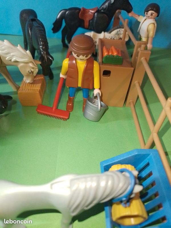 🐴 Lot Playmobil poulains équitation (image 4)
