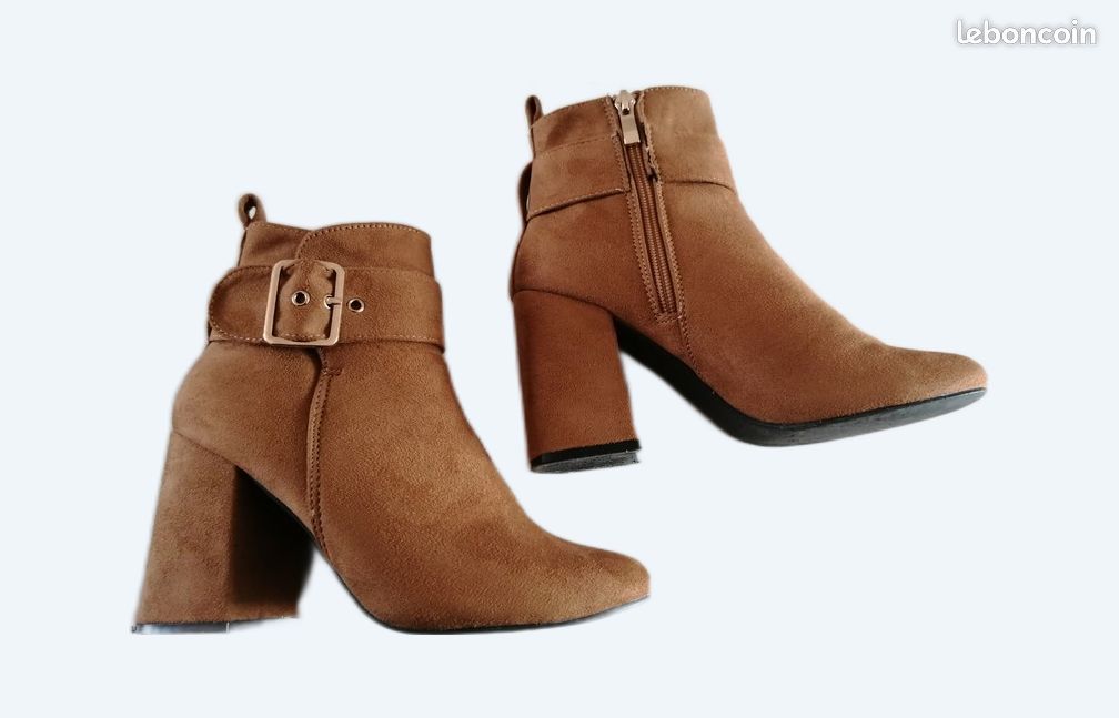 Bottines marrons (image 1)