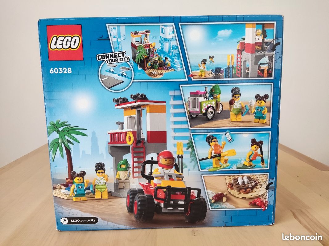 Magnifique Lego Le poste de secours sur la plage - 60328 - Neuf & Scellé (image 2)