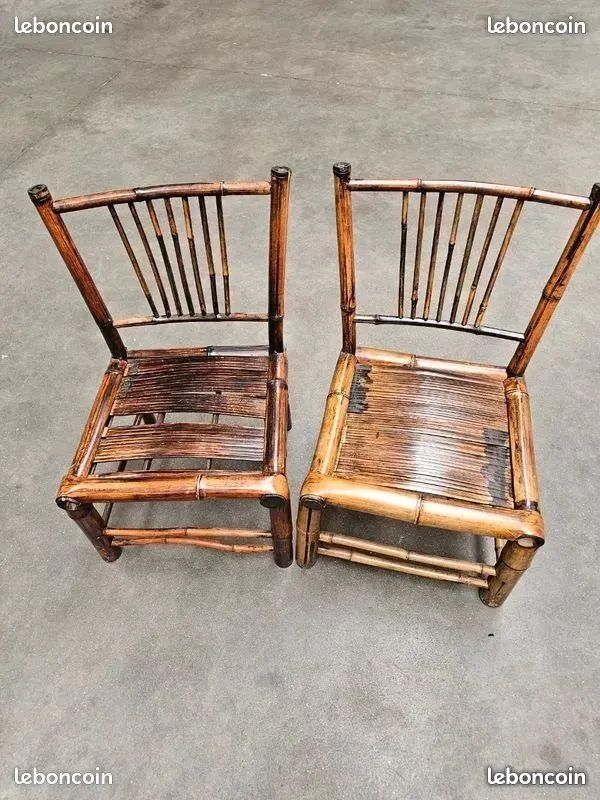 Petites Chaises bambou (image 1)
