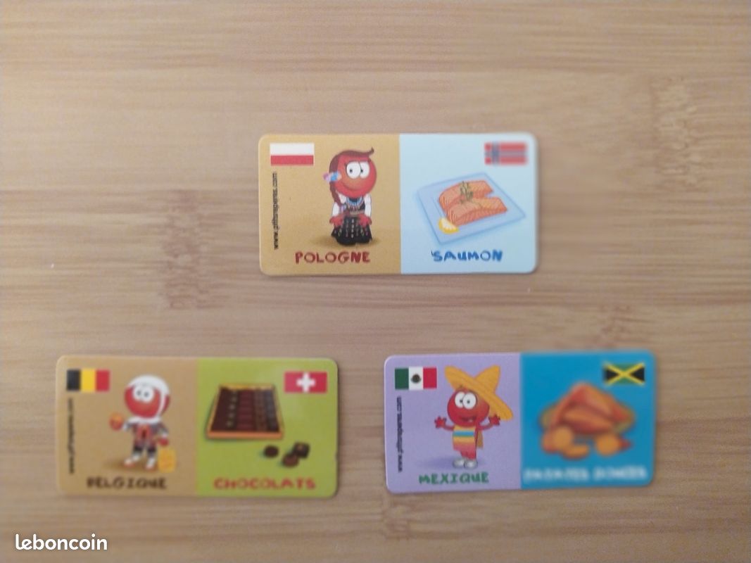 Lot 3 magnets "Leclerc" (image 1)