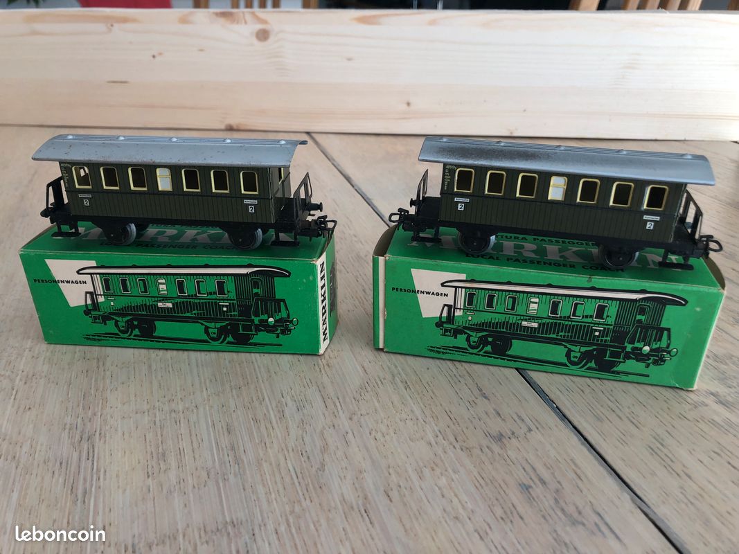Wagons voyageurs MARKLIN 4040 - Modélisme