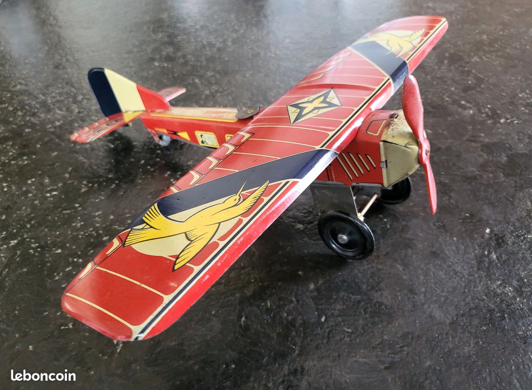 Jouet Ancien Voiture Mécanique ML Martinan Larnaude Tôle Joustra France