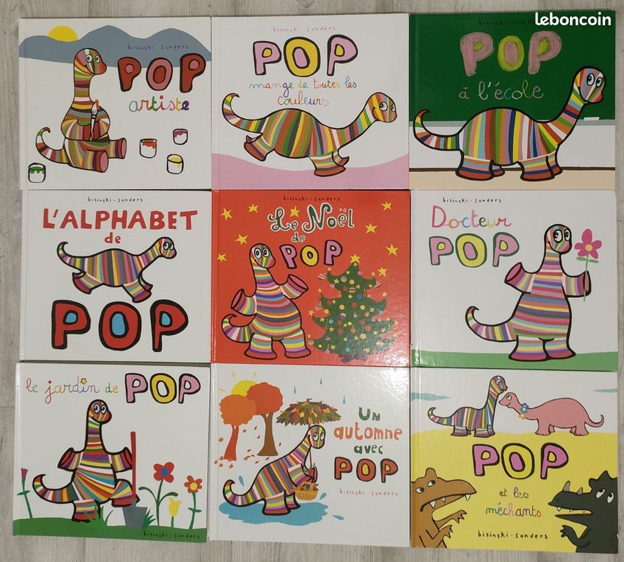 Pop le dinosaure - Lot de 9 livres (image 1)