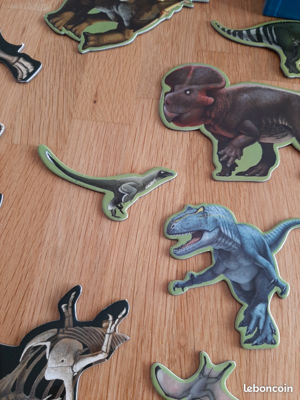 Dinosaures magnétiques plateau +livre (image 11)