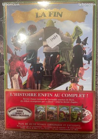 Coffret DVD la mega intégrale Shrek neuf (image 3)