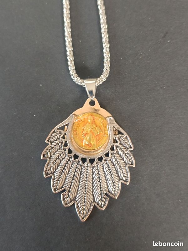Superbe Pendentif Plaqué Or Vintage - Bijou élégant Et Rétro