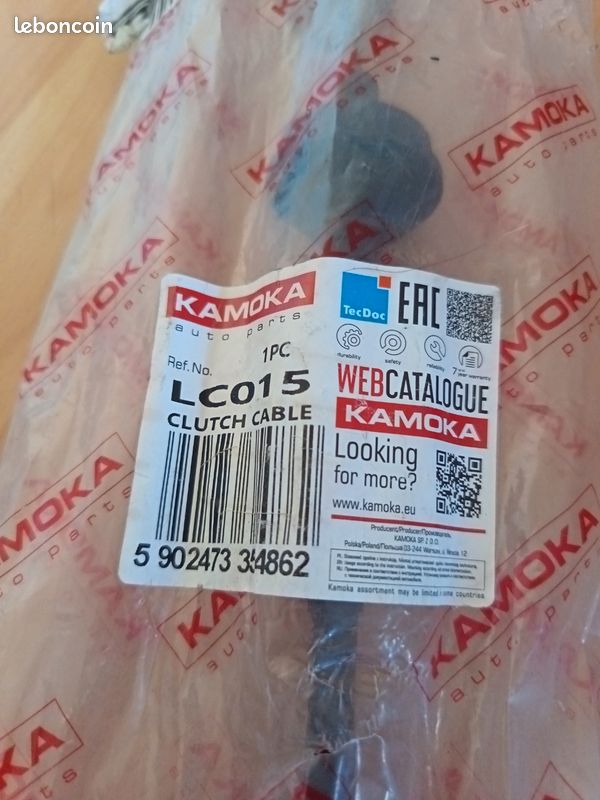 Câble d'embrayage NEUF Kamoka LC015 (Citroën Berlingo / Peugeot Partner) (image 1)