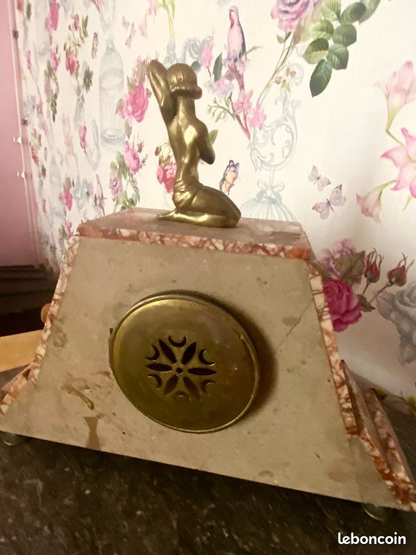 Art deco - parure horloge - marbre (image 2)
