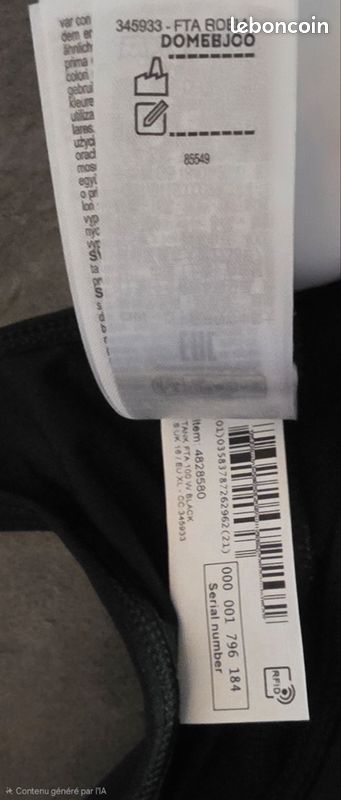 Débardeur sport Domyos taille 42 (image 4)