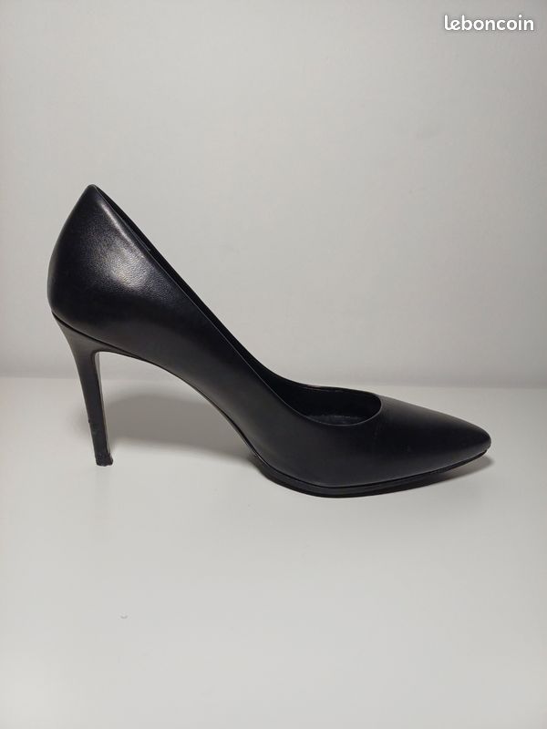 Escarpins Noirs Erynn, Talons Très Hauts (>10cm), Taille 37, Neufs