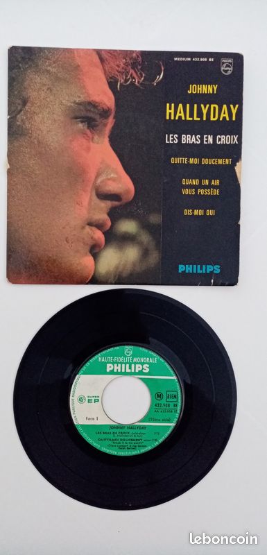 Lot vinyle johnny hallyday 45 tours (image 5)