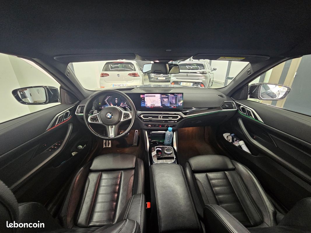 BMW 420i cabriolet M Sport / feux laser / ecrans full curvate display / siege chauffant / chauffage de nuque / régulateur auto adaptatif / feux auto / essuie-glace auto / volant chauffant / hayon ... (image 2)