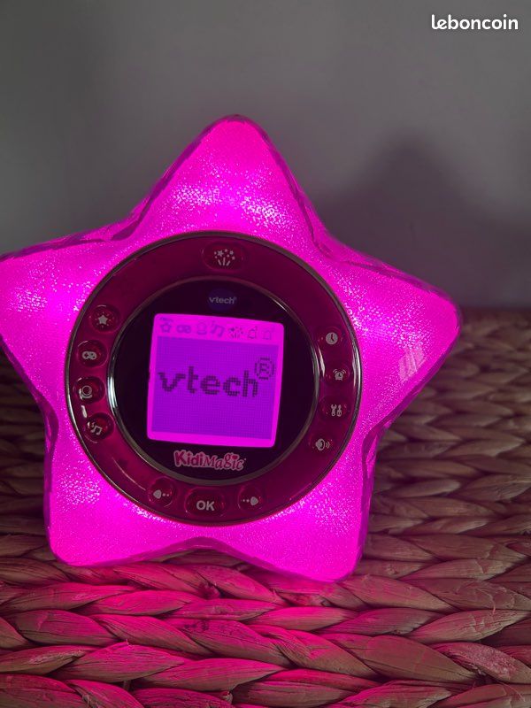 Réveil VTech Kidimagic Starlight rose (image 2)