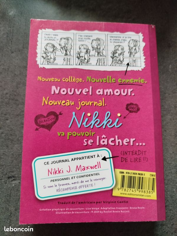 Livre Le journal d'une grosse nouille (image 2)