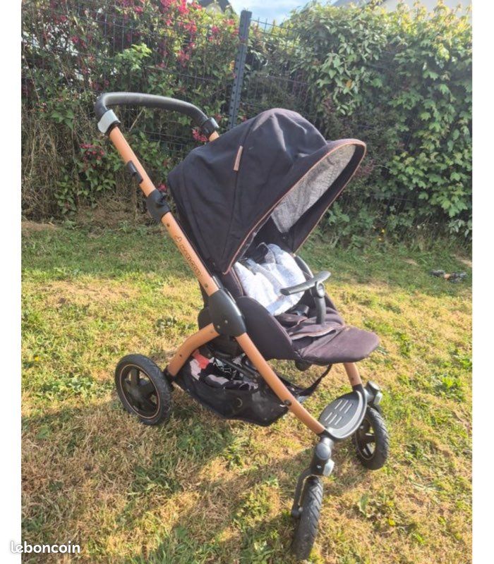 Poussette trio bébé confort Stella transat avec pied