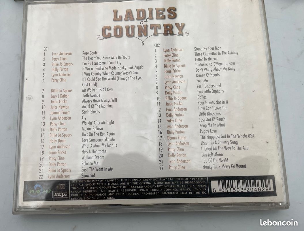 Lot de 6 CD Country / Folk ; Josh Rouse, Porter Wagoner,.... (image 3)