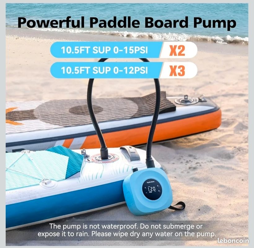 Pompe à Air Électrique 12V Gonfleur Multifonction Avec 3 Buses - Matelas Piscine Gonflable