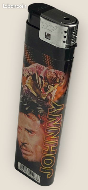 Briquet à l'effigie de Johnny Hallyday (Format Maxi) (image 4)