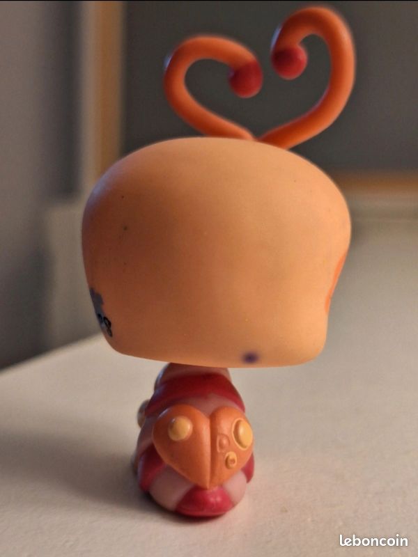 Figurine Littlest Pet Shop Coccinelle 856 Hasbro - Occasion - Animaux De La Ferme - Collection