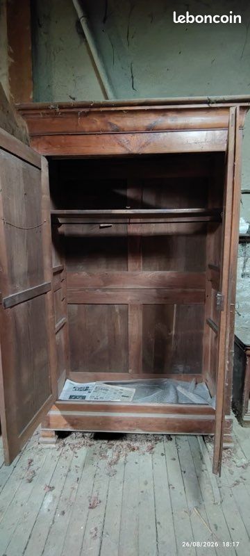 Armoire penderie bois massif (image 2)