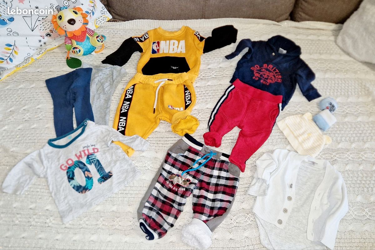 Lot vêtements bébé garçons 6 mois (image 2)