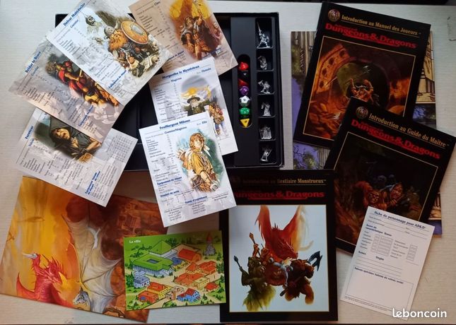 Boîte De Jeu Advanced Dungeons & Dragons - TSR - Descartes 1998 - Occasion