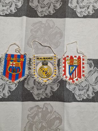 Fanion FC Barcelone Vintage - Club Espagnol De Football
