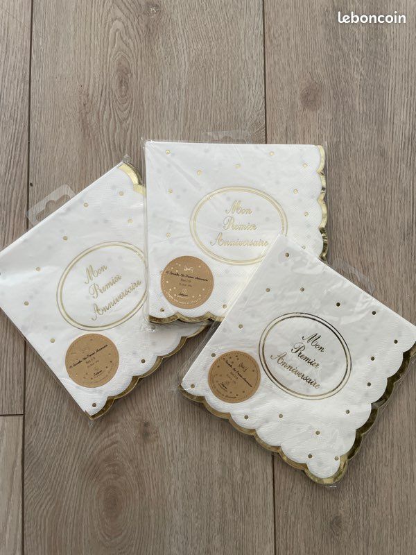 Serviettes Anniversaire (image 1)
