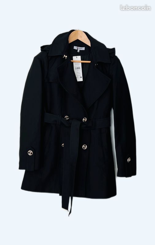 Manteau Trench Neuf MORGAN Valeur 120 Euros Taille 38 Doublé