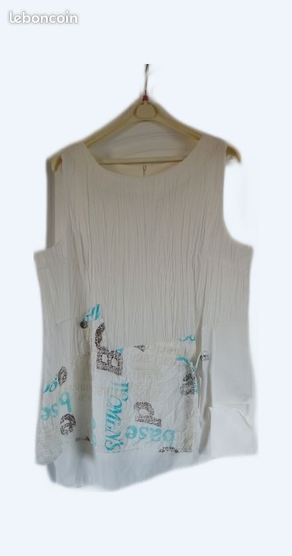 Tunique légère blanche EVER LYNE COLLECTION TAILLE 46 (image 1)