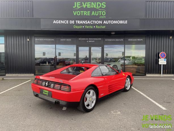 Miniature Ferrari 348 TB Grise - Échelle 1/24 Par Miniatures Du Chateau (édition Rare Edl Heco)