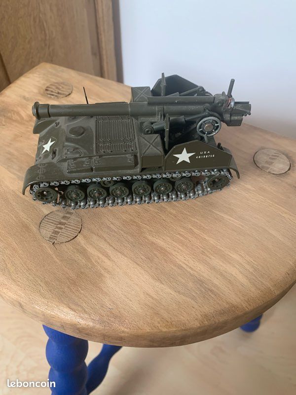 Solido Militaire 1/50 - Tank Canon 155 Auto Moteur Chasseur De Chars 211 - Occasion Boîte
