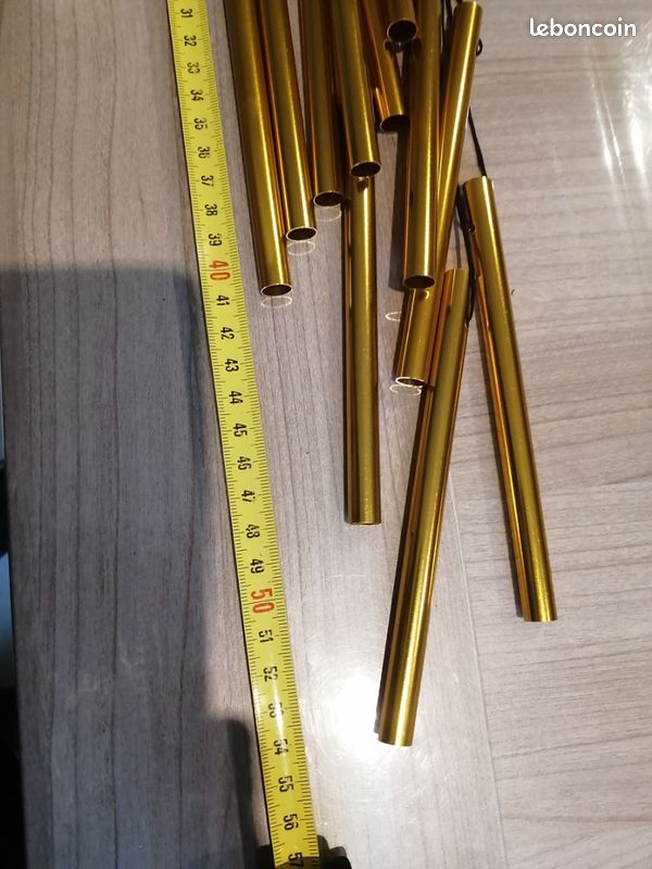 Lot De 10 Tubes En Aluminium Pré-percés Pour Carillon éolien DIY - Longueur 8 Cm, Diamètre 0,43 Cm - Projet Bricolage Jardin