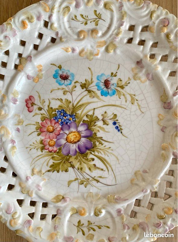 Assiette décorative céramique Vintage (image 2)
