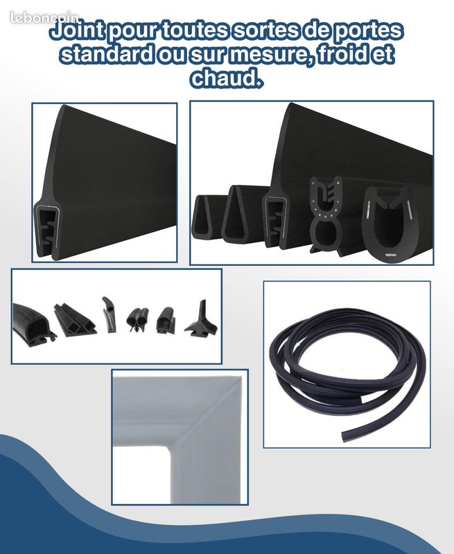 Joint pour toutes sorte portes standard ou sur mesure , froid et chaud (image 2)
