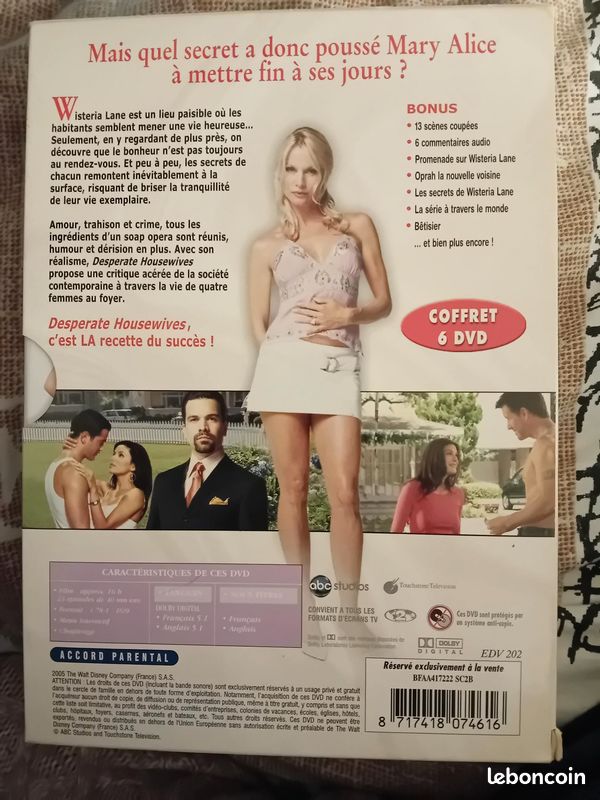 DVD Serie Desperate Housewives Saison 1 (image 2)