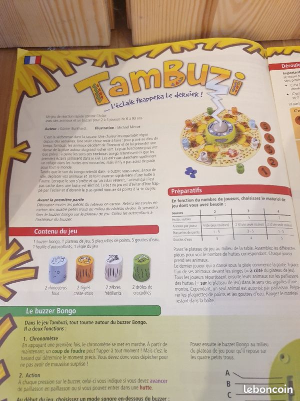 Jeu HABA Tambuzi (image 2)