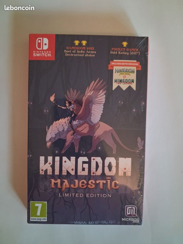 Jeu Kingdom Majestic – Nintendo Switch – Neuf sous blister – FR