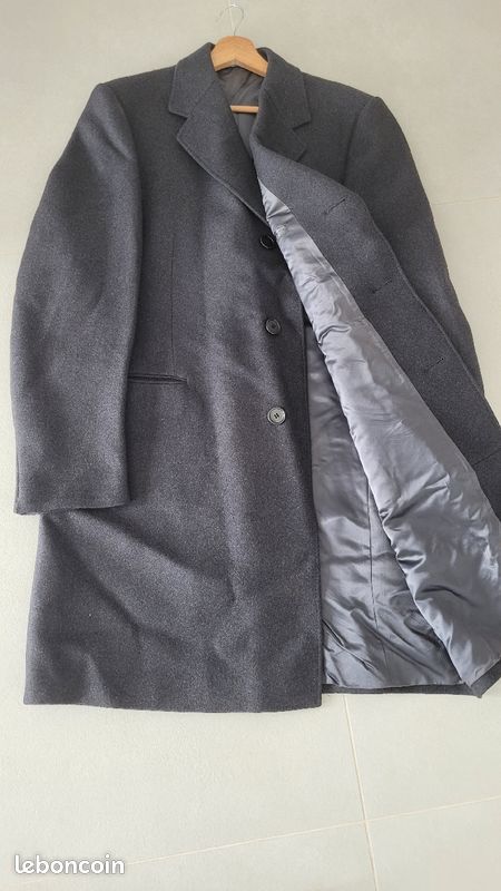 Manteau caban homme pure laine (image 2)