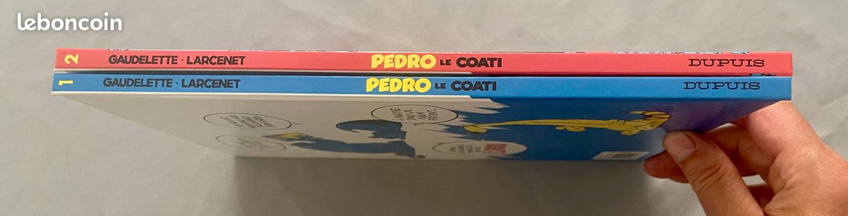 Gaudelette - Larcenet : lot EO Pedro le Coati - tome 1 et 2 - neuf (image 3)