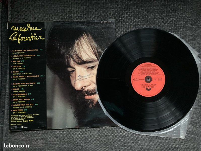 Vinyle 33T Maxime LE FORESTIER En public (image 3)