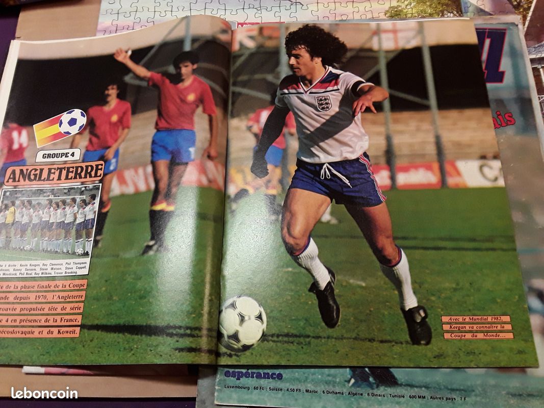 FRANCE FOOTBALL OFFICIEL FFF N°1944 2 NOVEMBRE 1983 COUPE EUROPE PSG LENS LAVAL