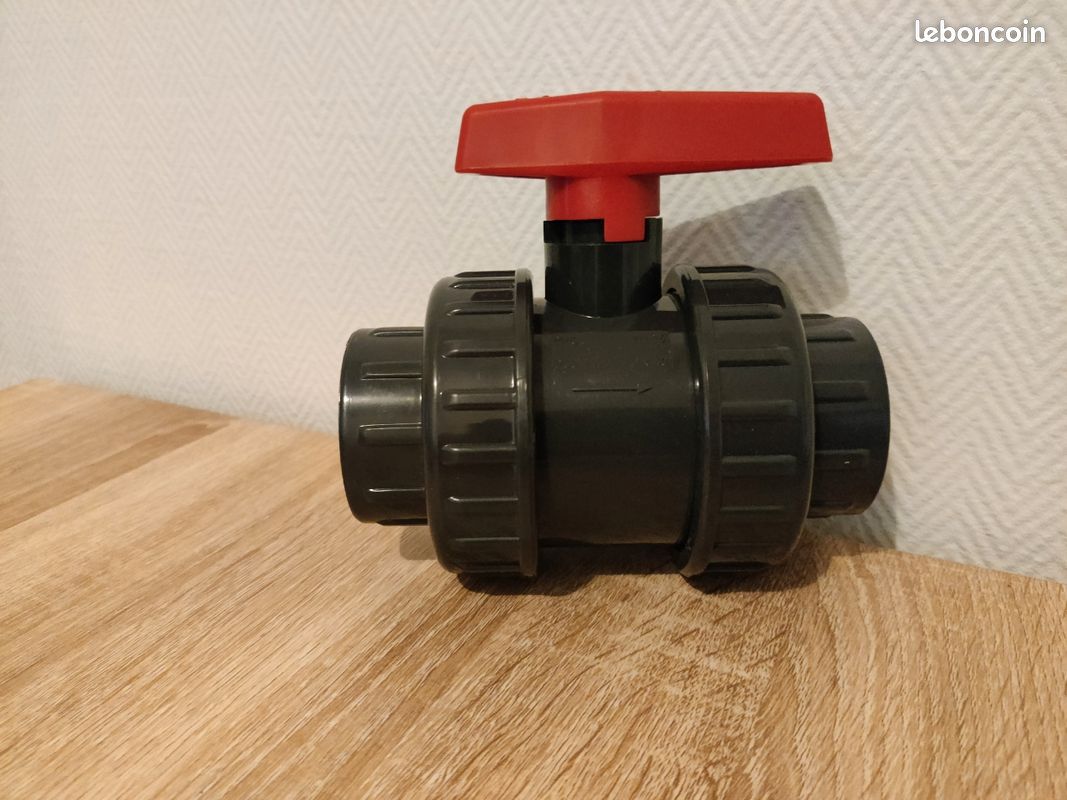 Vanne PVC pro DN50/DN40 PN16 – Neuf – 1 à 3 pièces dispo prix dégressif (image 1)